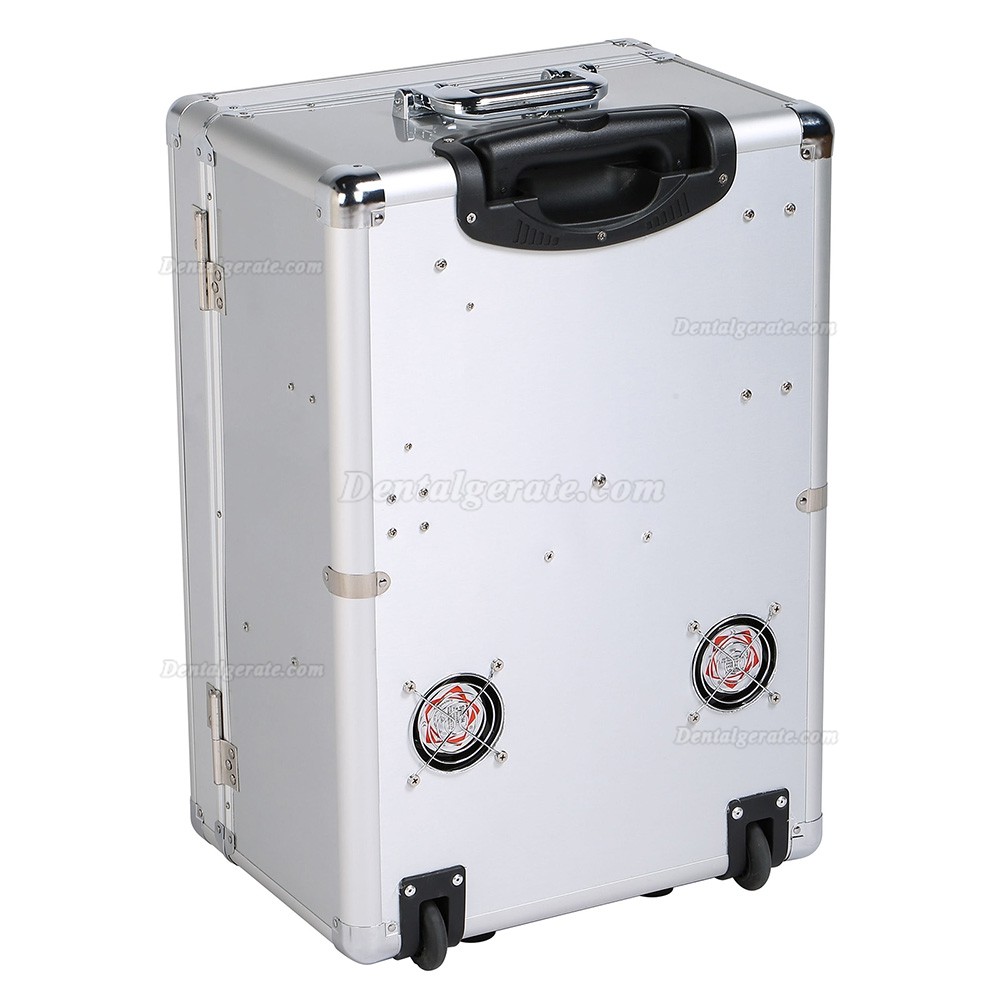Best&reg; BD-406A Dentalturbine Einheit(Luft-Kompressor + Absauganlage + Triplex-Spritze)